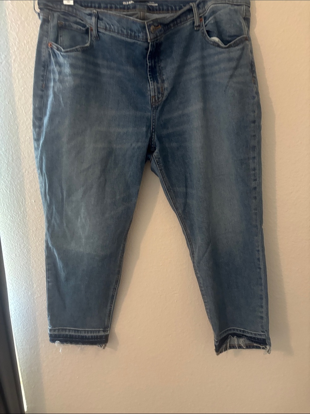 Old Navy Mid Rise “Boyfriend” Distressed Jean
